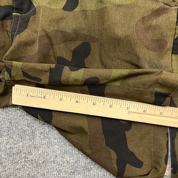 Dixxon Shorts Mens 30 Green Camouflage Stretch Logo Pockets Mid Rise Zip Fly - Picture 11 of 11